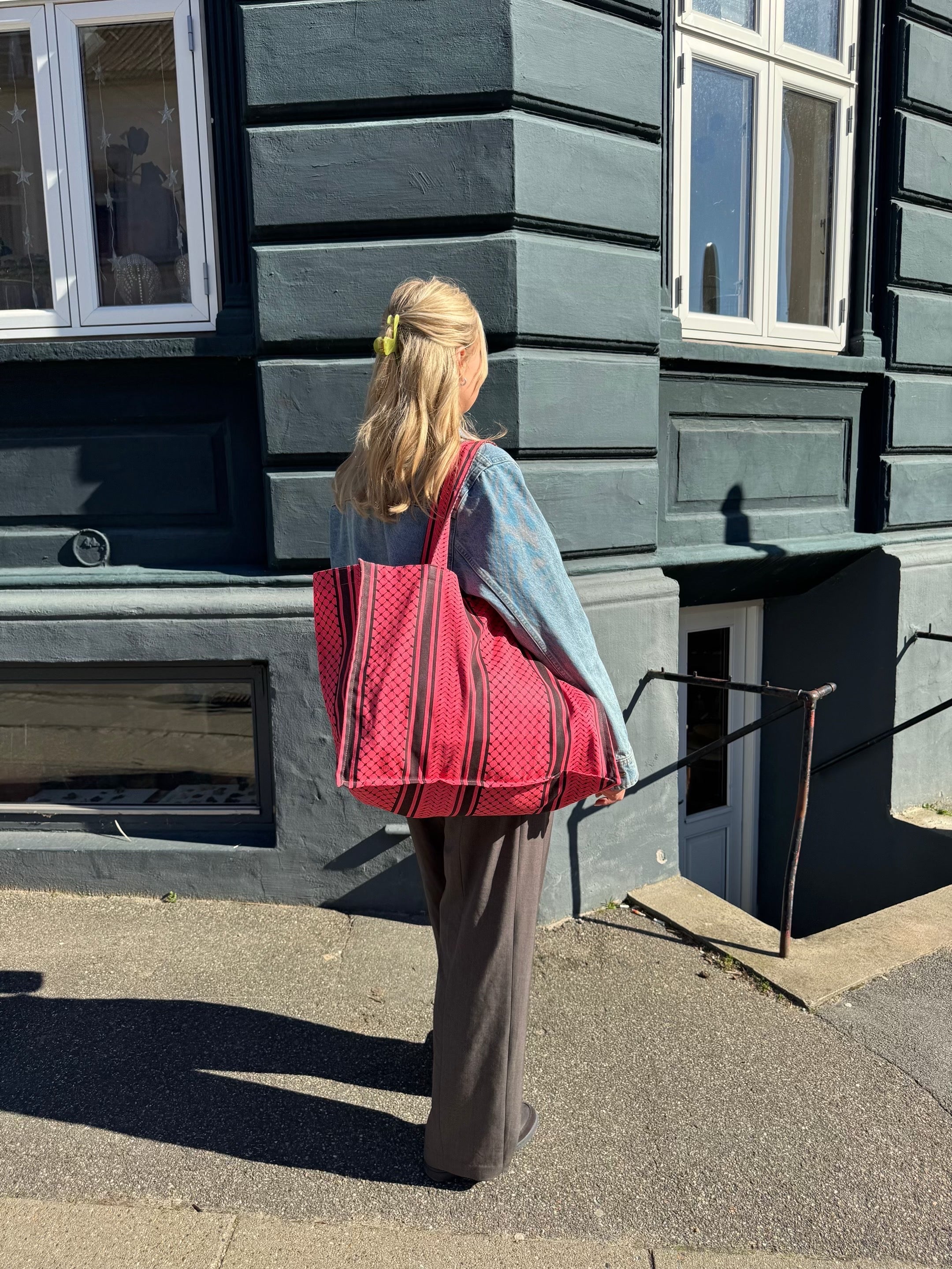 PIPPI - KANVAS - NET - HINDBÆR RØD