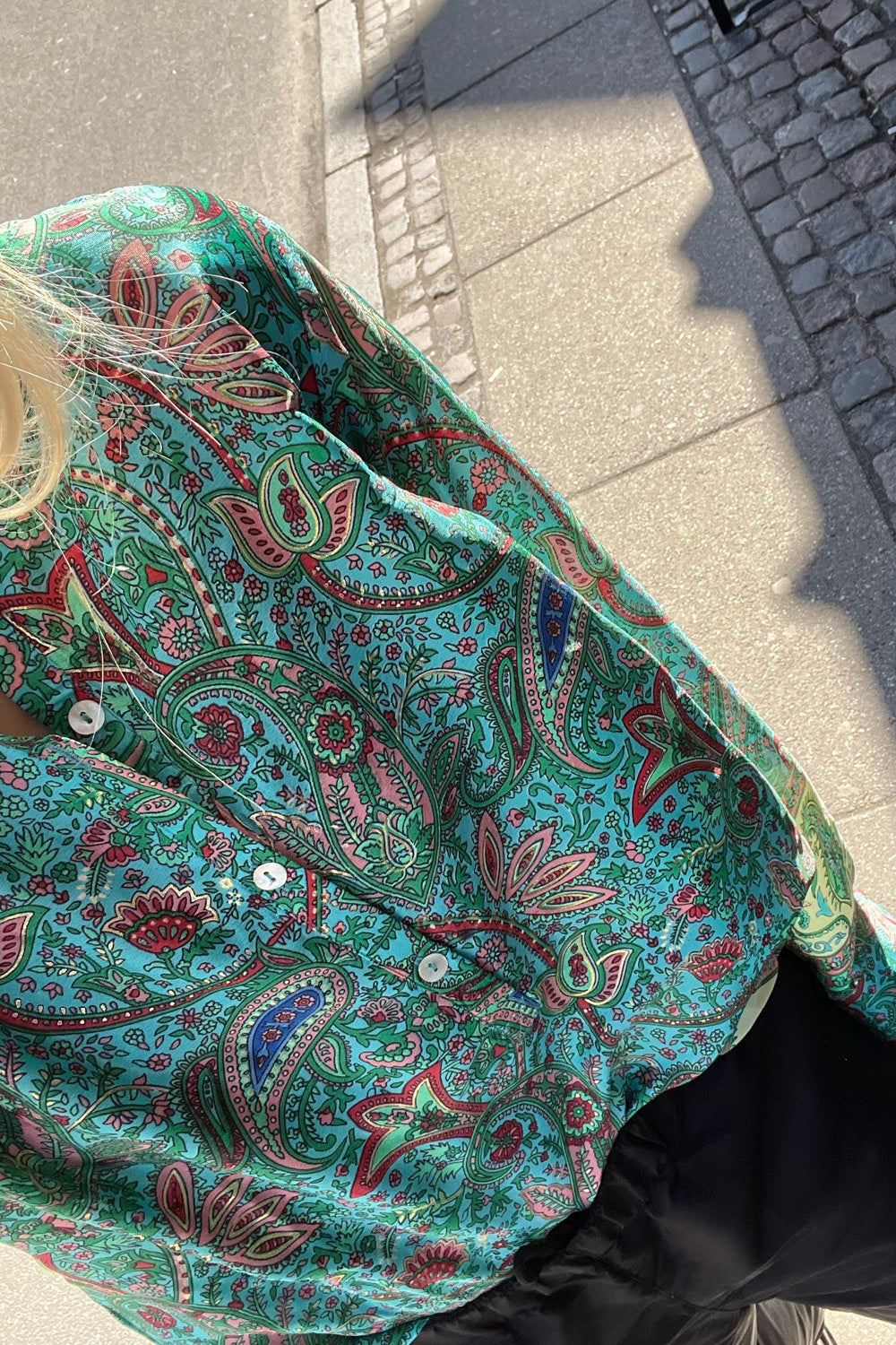 Bella Paisley - Kasturi Silk - Shirt - Turquoise 
