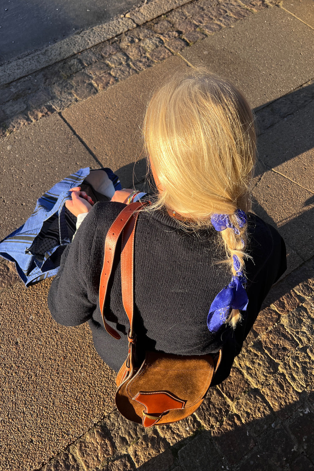 Silk - Silk - Scarf - Bright Blue